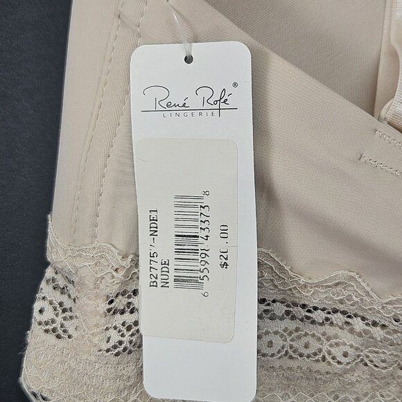 Rene Rofe Sz 36D Women Lingerie Nude Wireless Lightly Padded Contour/T-shirt Bra - Picture 4 of 9